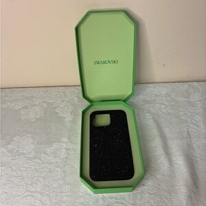 Swarovski Black Glitter Crystal iPhone Case